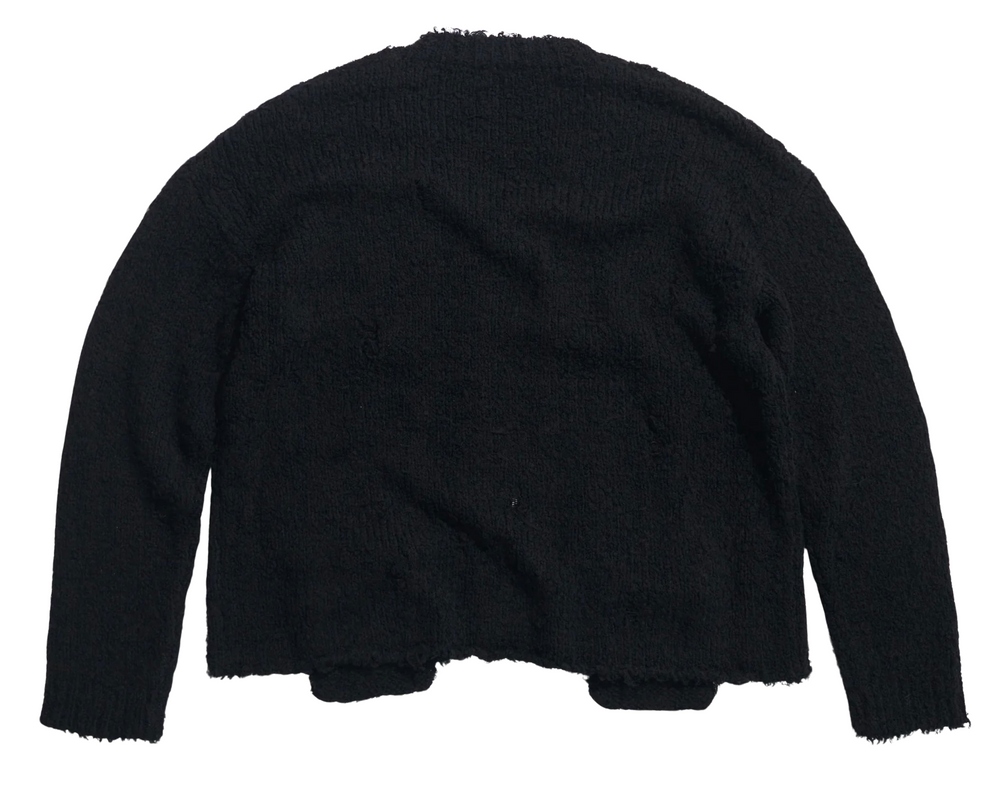 Paly 'D. Store Cowboy' Black Knit Cardigan