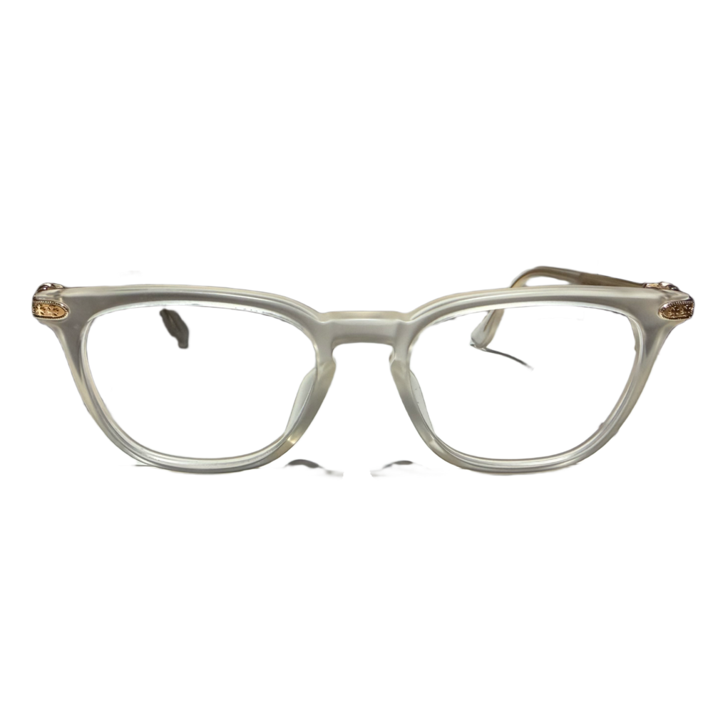 Chrome Hearts 'Giss' Matte Crystal 18k Glasses