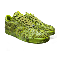 Moss Green Rhinestone Sneakers