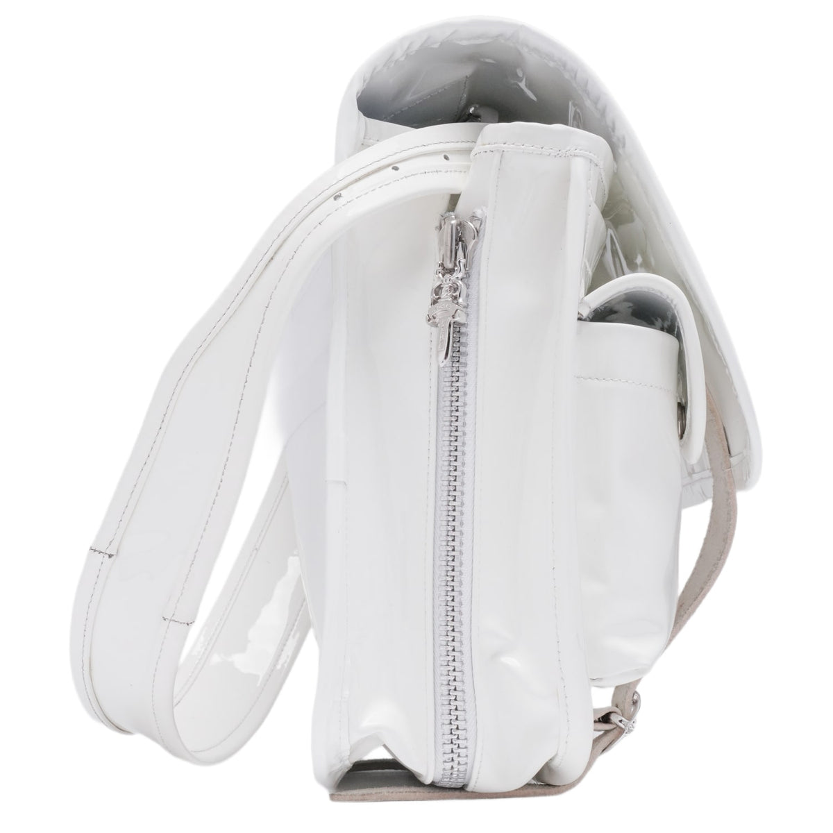 Chrome Hearts 'Multi Color' White Patent Leather Messenger Bag