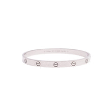 Cartier 'White Gold' 21cm Love Bracelet