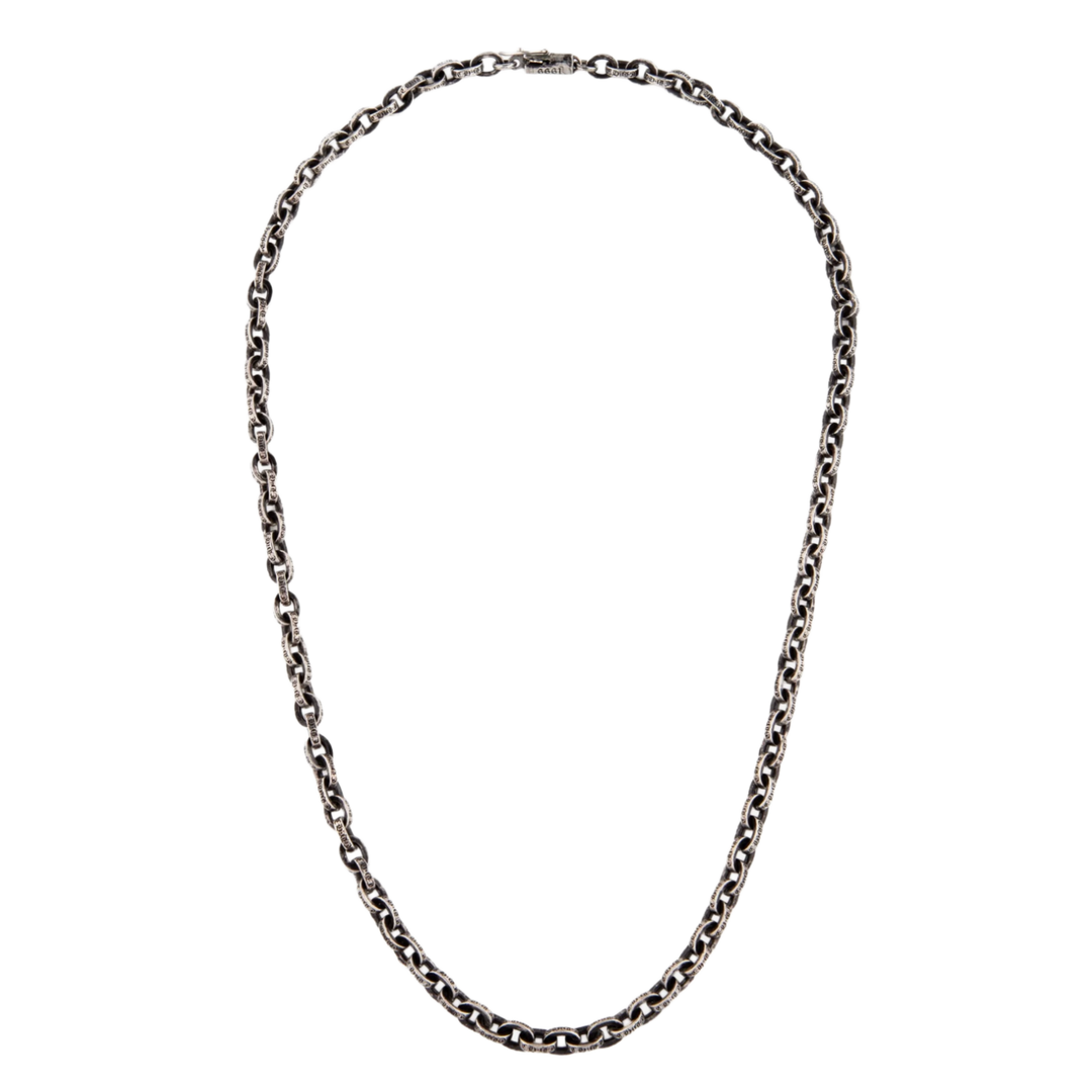 Chrome Hearts 'Silver' 20 inch Paper Chain Necklace