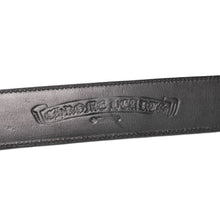 Chrome Hearts 'Red' Leather Cross Patch Cemetery Belt Strap