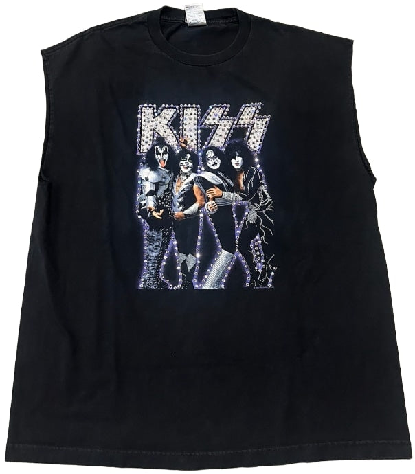 KISS '2005' Rhinestone Vintage Tee
