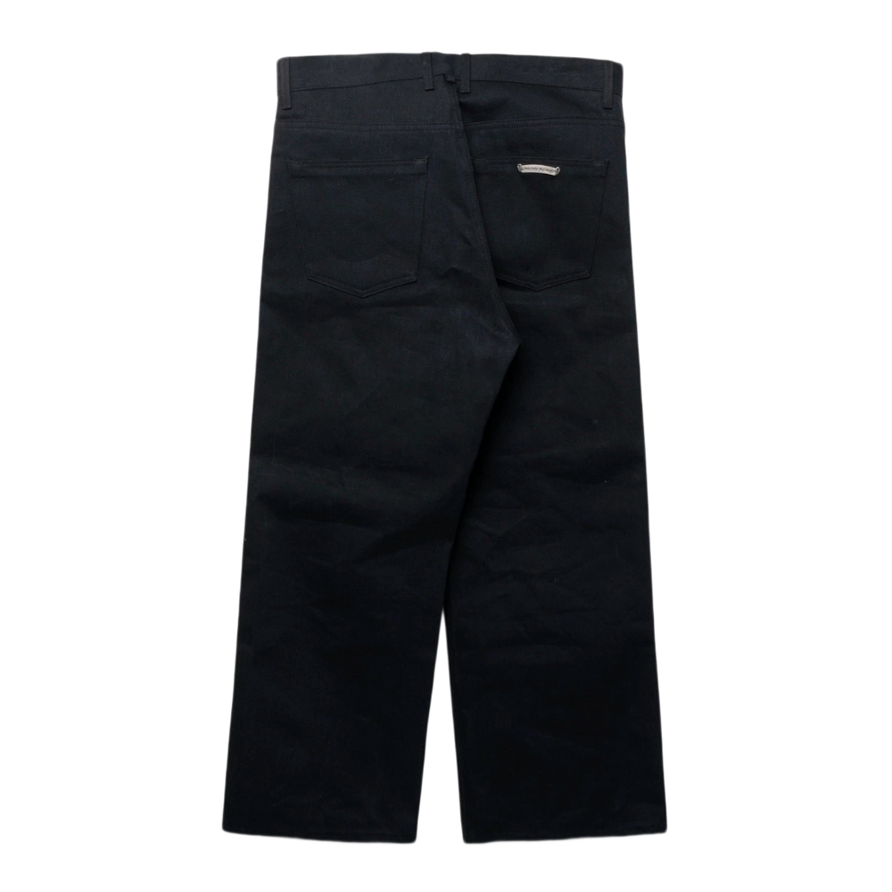 Chrome Hearts 'Black' KS Cut Selvedge Jeans