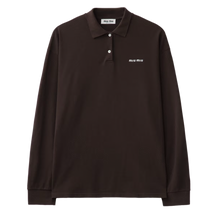 Miu Miu 'Brown' Longsleeve Polo