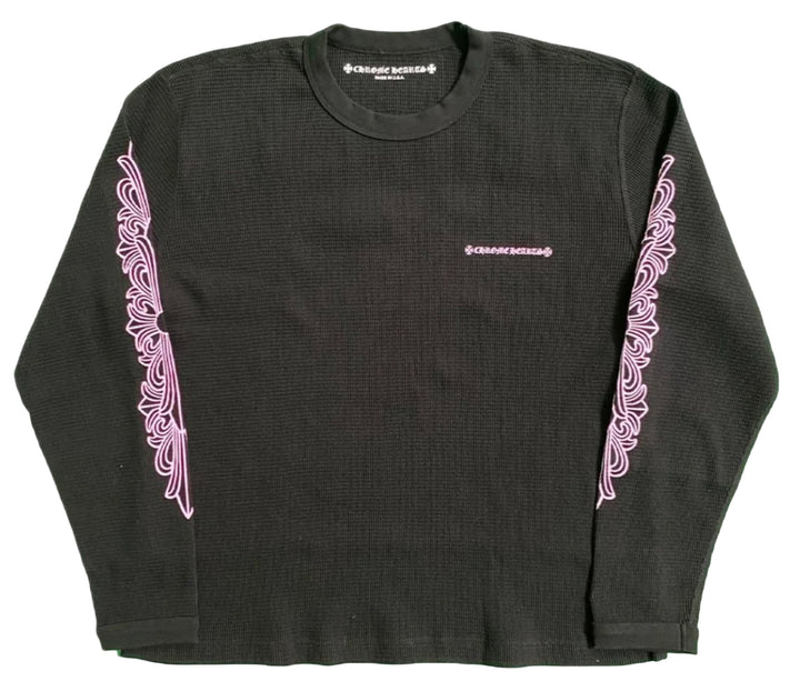 Chrome Hearts Matty Boy 'Black/Pink' Thermal Longsleeve