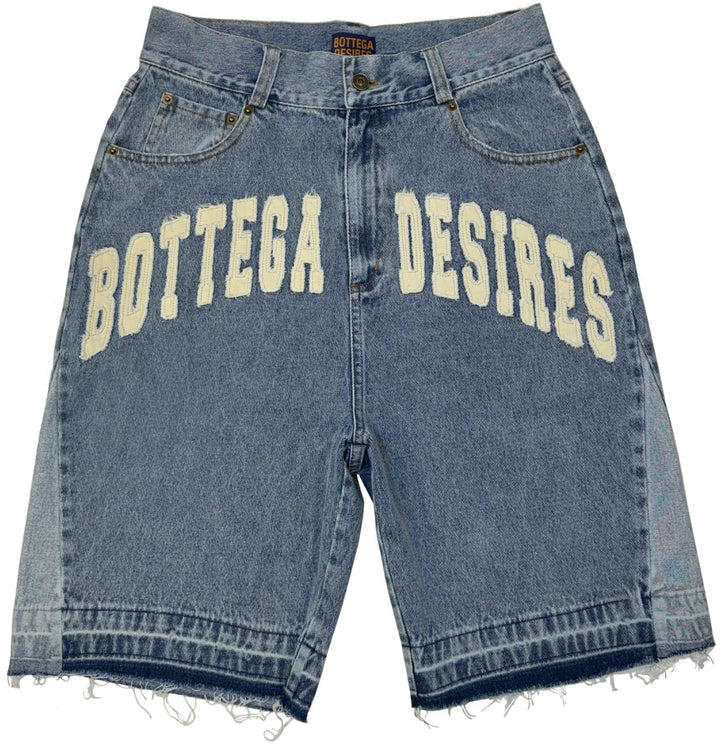 Bottega Desires 'Blue' Denim Shorts