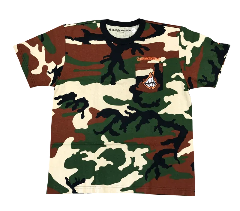 Chrome Hearts Matty Boy 'Camo' Caution Tee