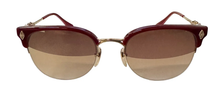 Chrome Hearts 'Tang' Burgundy/Gold Sunglasses