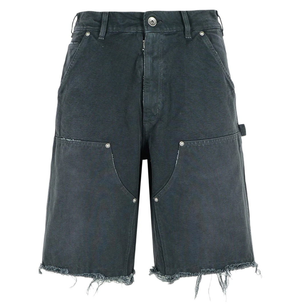 Maison Margiela 'Washed Navy' Distressed Shorts
