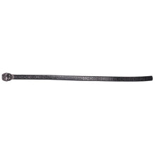 Chrome Hearts 'Rhodium Cemetery Buckle' Black Cross Belt