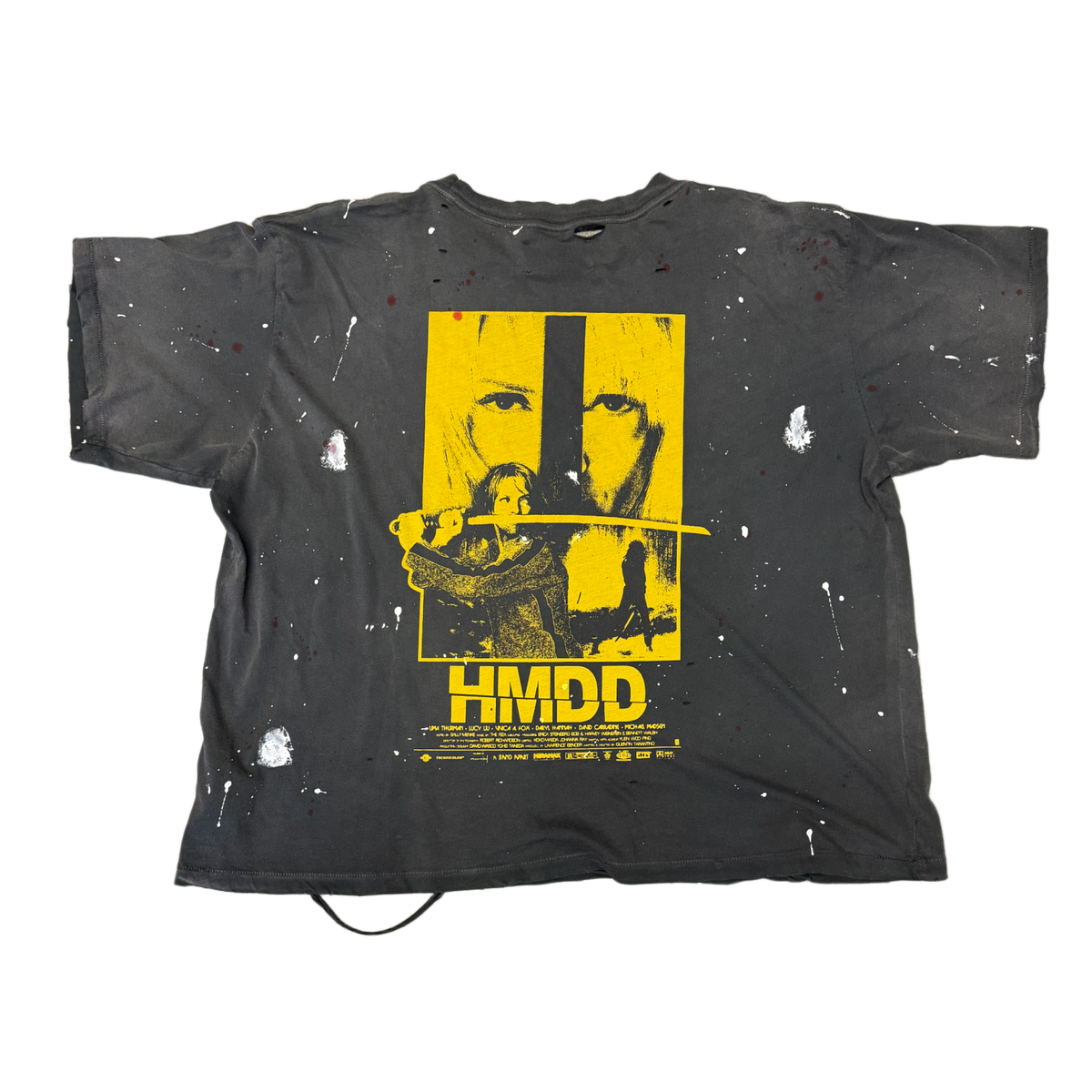Happy Memories Don't Die HMDD 'Kill Bill' Painted Black Tee