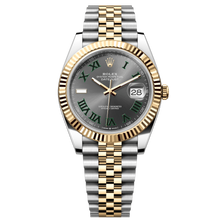 Rolex Datejust 'Wimbledon' 41 Fluted Jubilee Two-Tone 18k Yellow Gold Oystersteel Watch 2025 126333