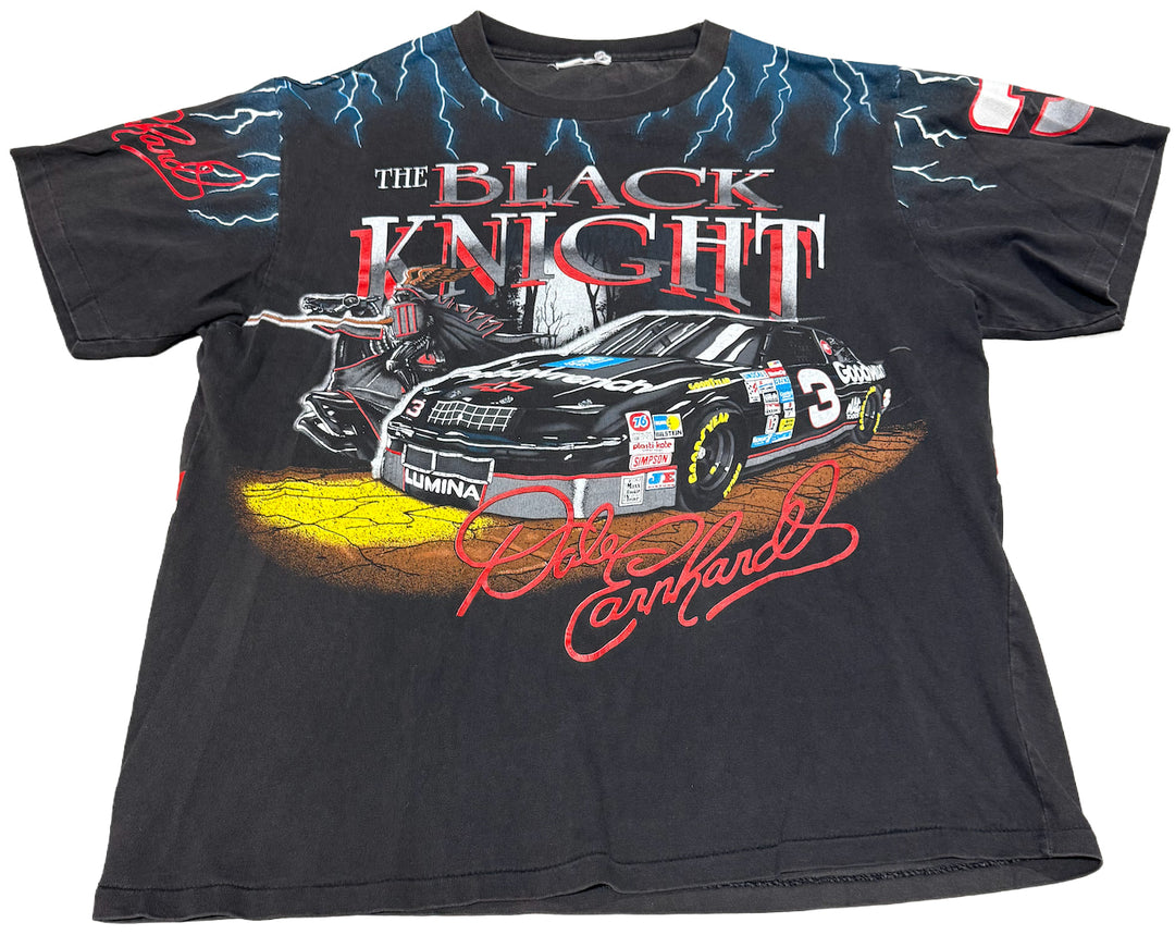 Dale Earnhardt 'The Black Knight' Vintage Black Tee