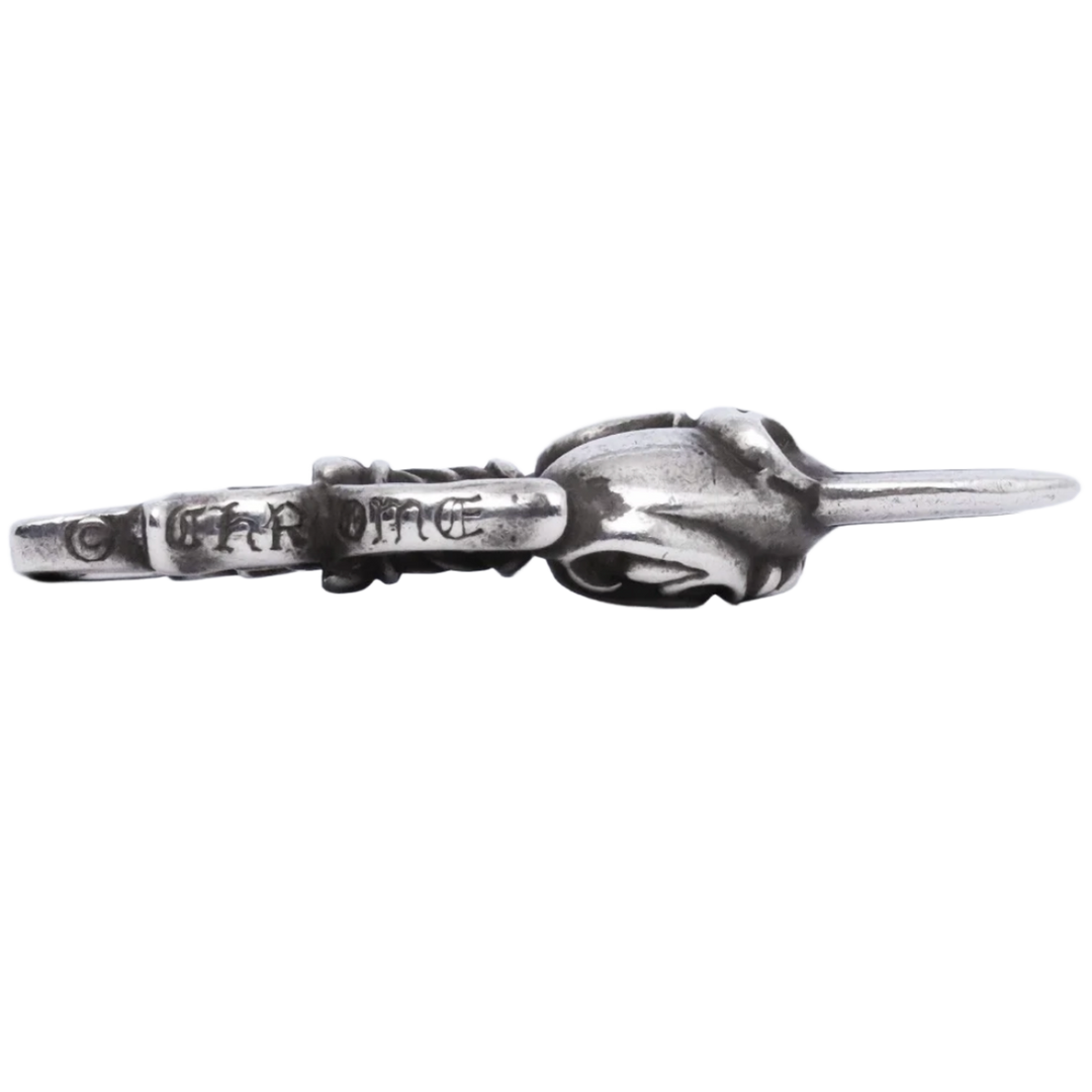 Chrome Hearts 'Silver' Heart Dagger Pendant