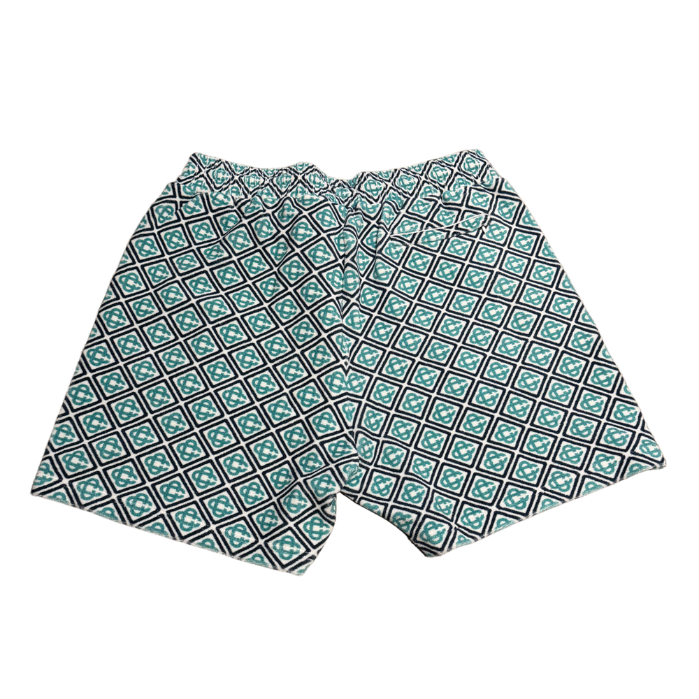 Casablanca 'Teal Blue' Towelling Shorts