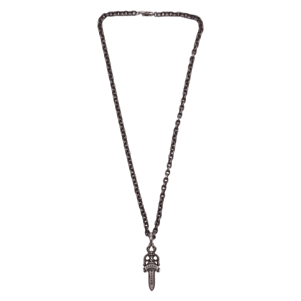 Chrome Hearts 'Paper Chain Dagger Pendant' Necklace