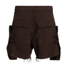 Rick Owens DRKSHDW 'Stefan' Brown Cargo Shorts