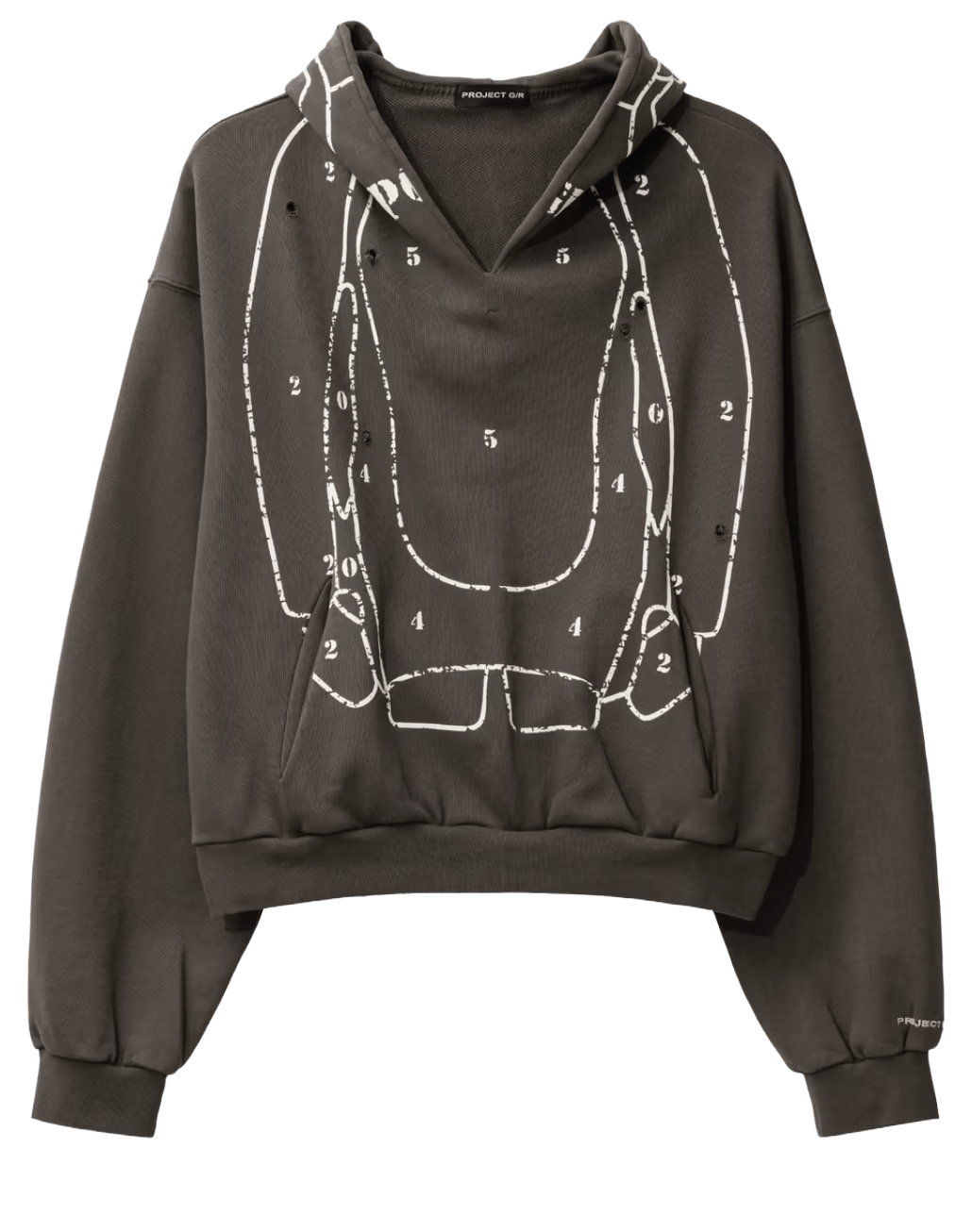 Project G/R 'Zygon' Brown Hoodie