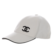 Chanel 'White' Cotton Baseball Hat