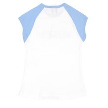 Chrome Hearts Vintage Women's 'White & Blue' Floral Heart Glitter Tee