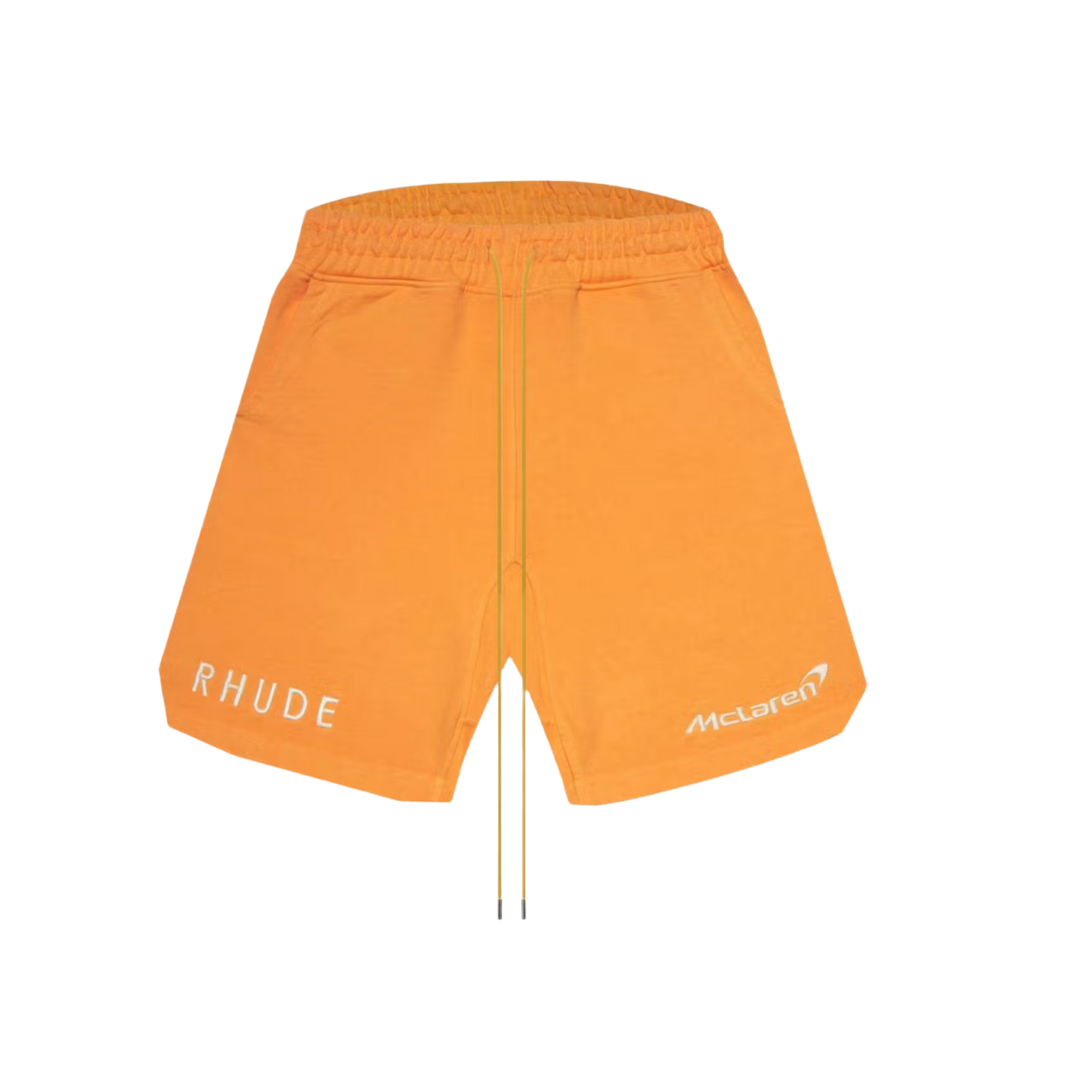 Rhude 'Orange' Terry Trackside Shorts