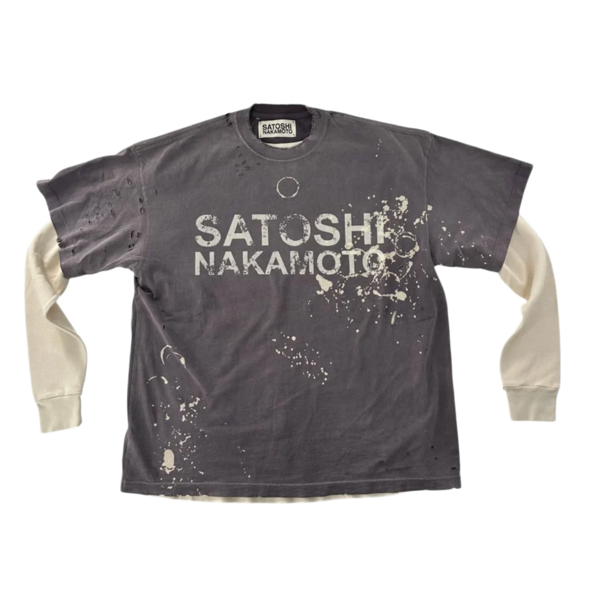 Satoshi Nakamoto 'Bleached Purple' Luke Thermal Longsleeve