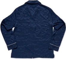 Louis Vuitton x Supreme 'Navy' Monogram Silk PJ Shirt