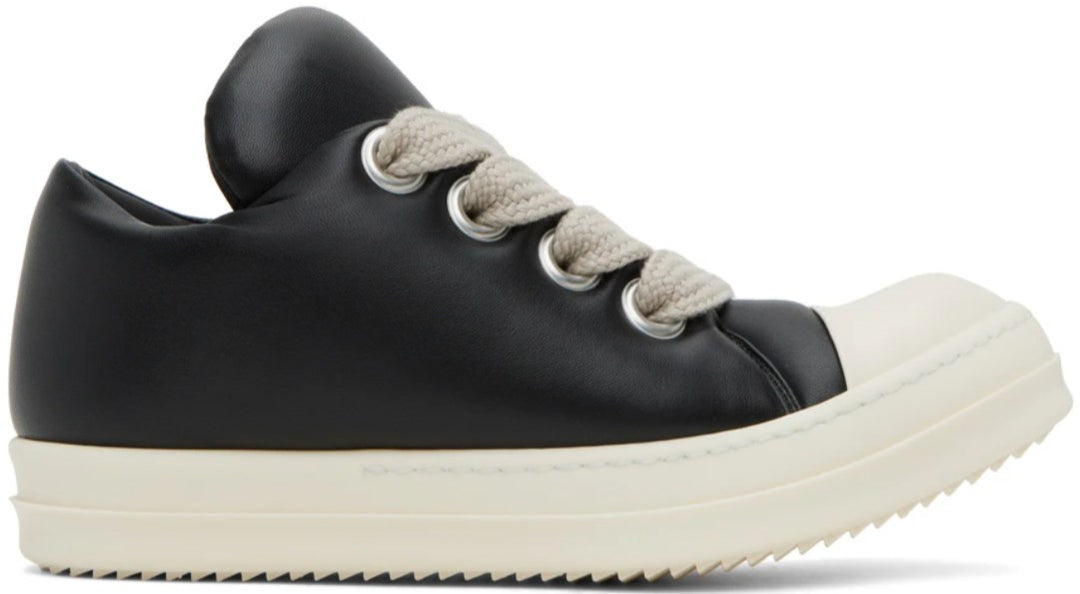 Rick Owens 'Black Padded' Jumbo Low Sneaker