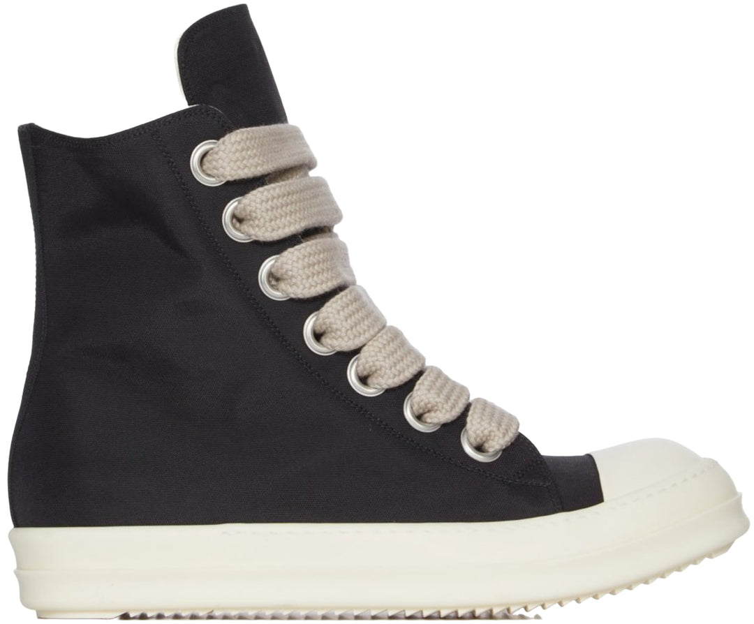 Rick Owens DRKSHDW 'Black' Jumbo Lace Nylon High Top Sneakers