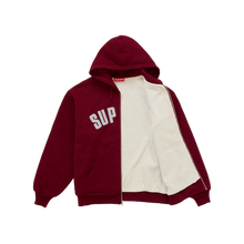 Supreme 'Burgundy' Arc Thermal Lined Zip Up Hoodie