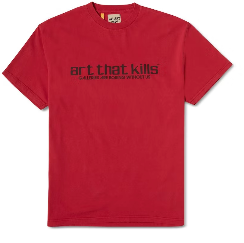 Gallery Dept Red 'Art That Kills' Tee