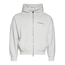 Balenciaga 'Sport Blue Logo' Dirty White Zip-Up