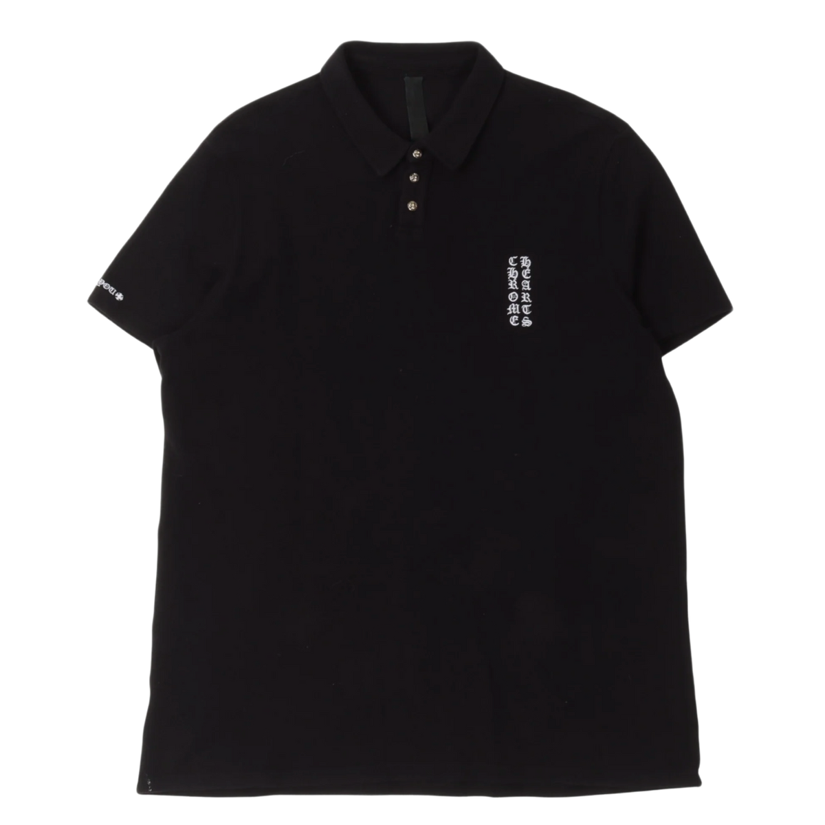 Chrome Hearts 'Black' Vertical Logo Polo