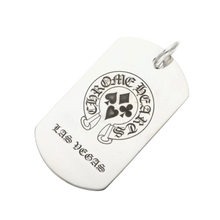 Chrome Hearts 'Las Vegas' Dog Tag Pendant Necklace