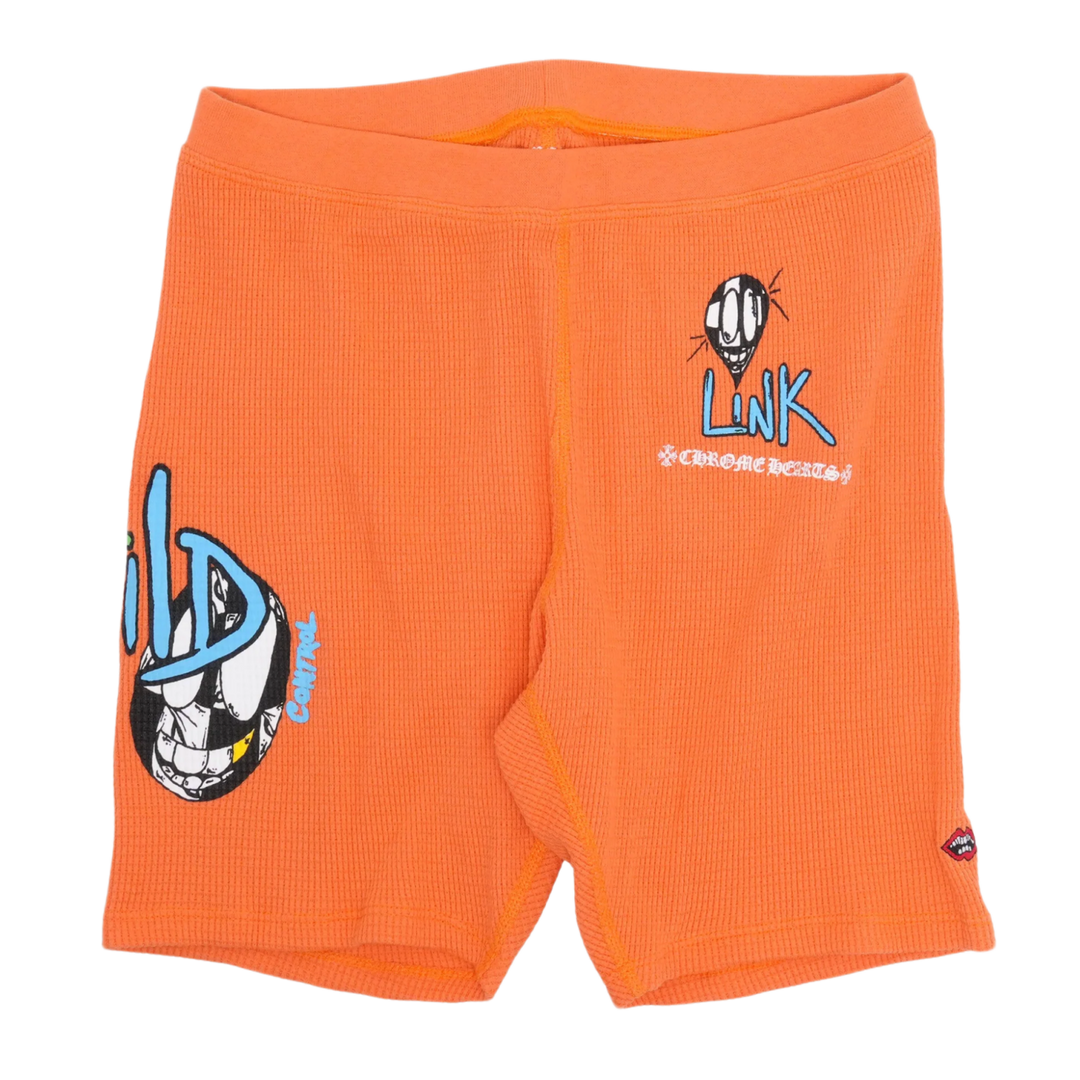 Chrome Hearts Matty Boy 'Link' Orange Thermal Bike Shorts