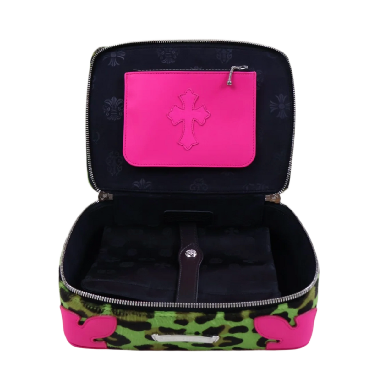Chrome Hearts 'Leopard Green/Pink' Jewelry Case