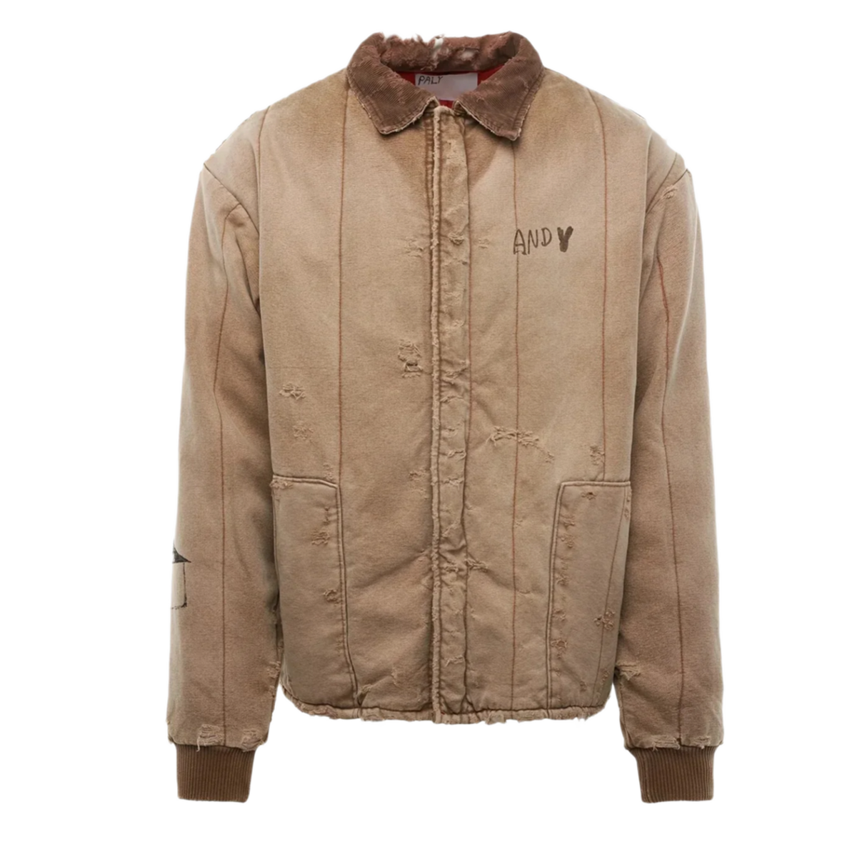 Paly Hollywood 'Tan' Mem Motel Canvas Work Jacket