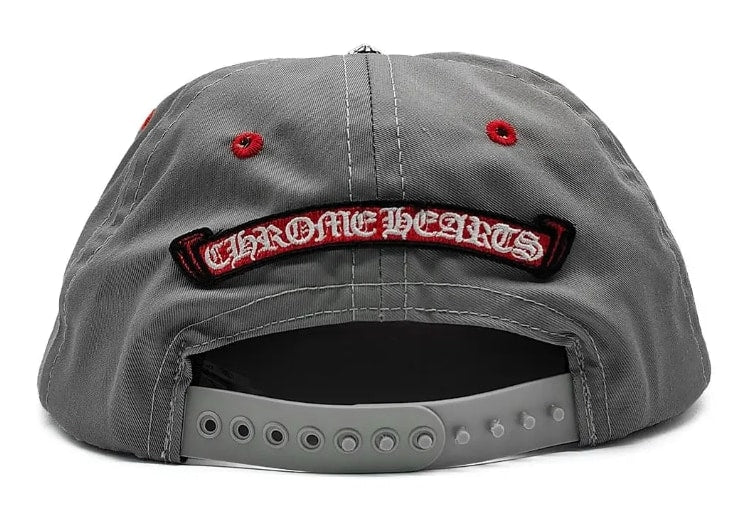 Chrome Hearts 'Gas Station' Embroidered Silver Trucker Hat