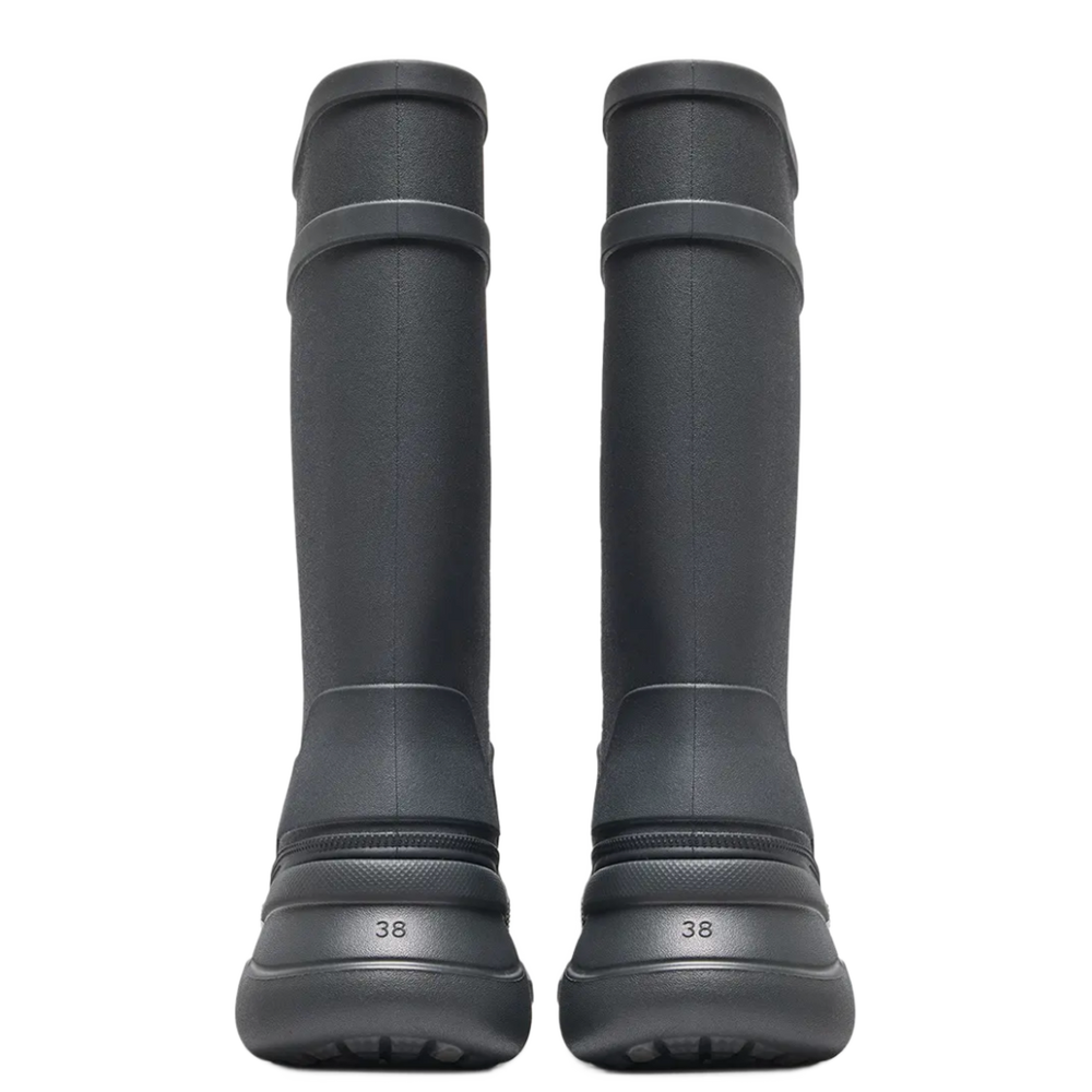Balenciaga x Croc 'Black' Rubber Boots