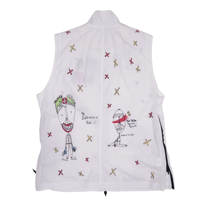 Chrome Hearts Matty Boy '5 Steps Ahead' White Vest