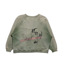 Enfants Riches Déprimés 'My Death My Life Raglan' Green Sweatshirt