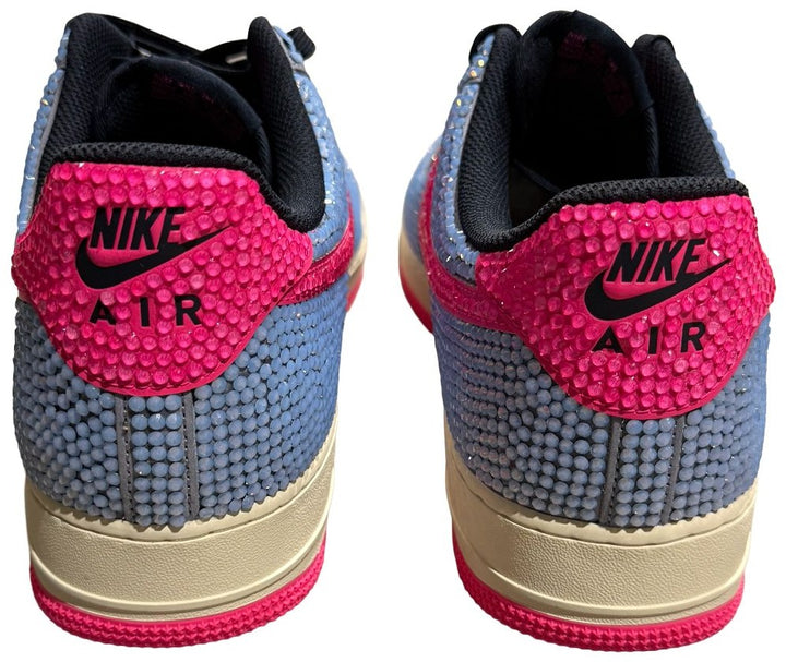 Bossi 'Pink/Baby Blue' Rhinestone Sneaker