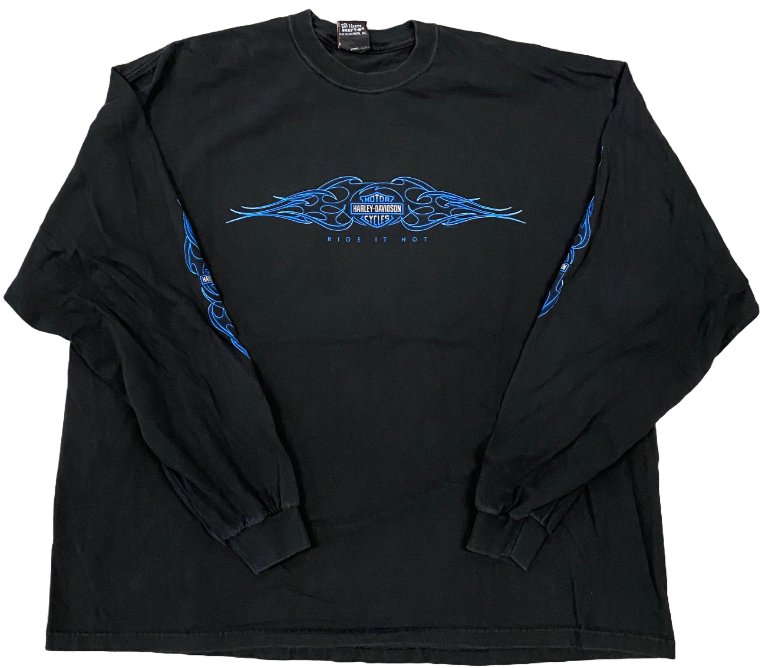 Harley Davidson 'Villa Park, IL' Vintage Longsleeve