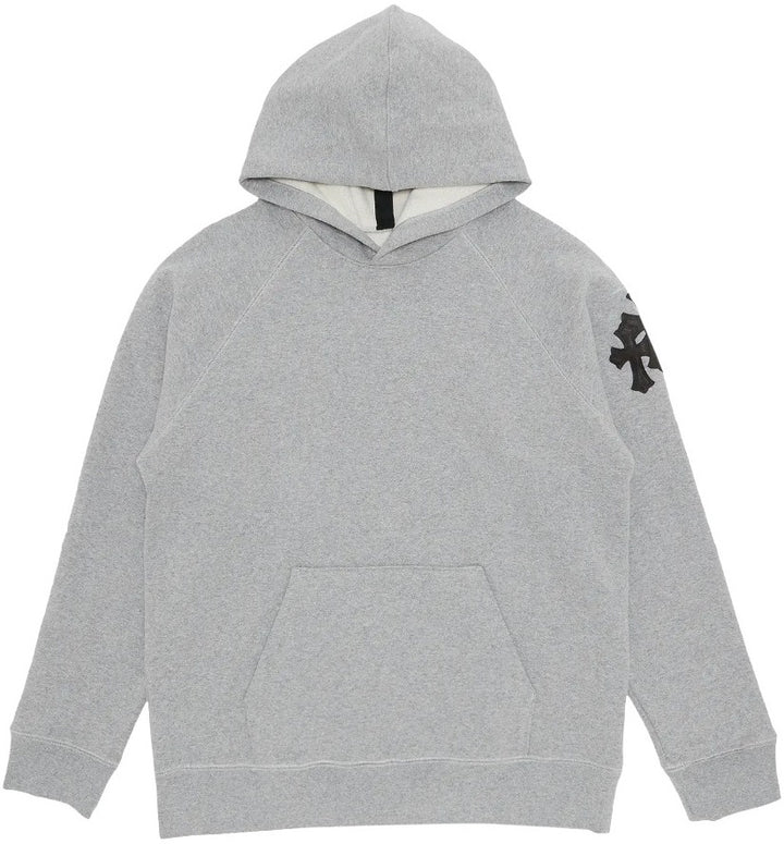 Chrome Hearts '3 Patch' Heather Grey Hoodie