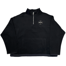 Chrome Hearts 'Plus Cross Patch' Black Fleece Quarter Zip Jacket