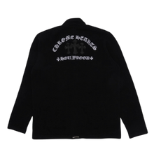 Chrome Hearts 'Hollywood Cross Patch' Black Blend Knit Button Up Cardigan