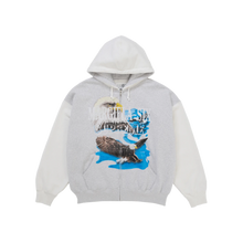 Supreme MM6 Maison Margiela Eagle Zip Up Hooded Sweatshirt White
