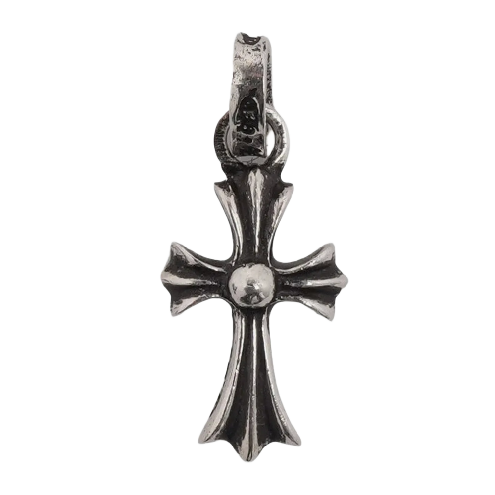 Chrome Hearts 'Baby Fat' Full Diamond Silver Pendant